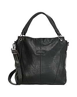 Enrico Benetti Caen 2 Handle Faux Leather Handbag