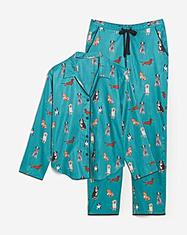 Cyberjammies Coco Dog Print Pyjama Set