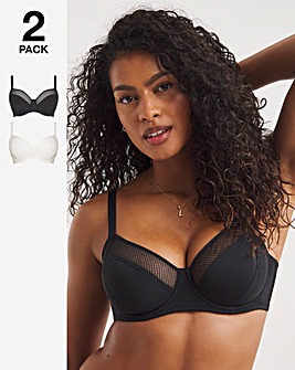Dorina Curves Luca 2Pack Full Cup Wired Bras