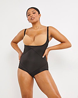 Miraclesuit Shapewear Comfy Curves High Waist Tummy & Thigh Slimmer in  Black