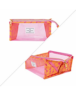 The Flat Lay Co. Jelly Box Bag - Orange Squiggle