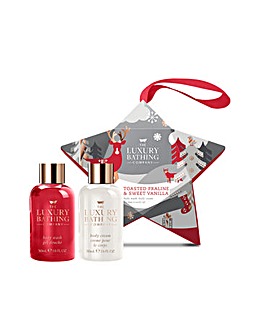 The Luxury Bathing Company Mini Body Duo Star Bauble - Toasted Praline