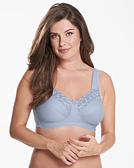 Miss Mary Broderie Anglais Cotton Non Wired Bra