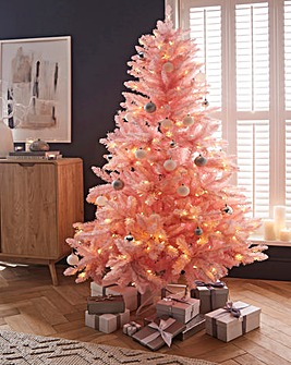Chamonix Pink Pre-Lit Christmas Tree