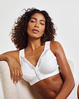 Bestform Cotton Comfort Front Fastening Non Wired Bra