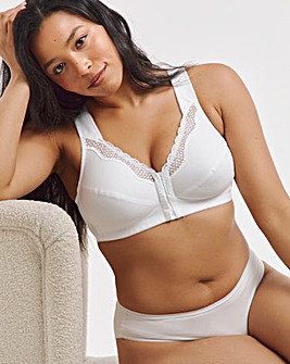 Bestform Cotton Comfort Front Fastening Non Wired Bra