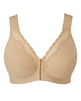 Bestform Cotton Comfort Front Fastening Non Wired Bra