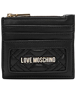 Love Moschino Diamond Quilt Card Case