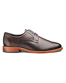 Leather Plain Gibson Derbys Wide Fit
