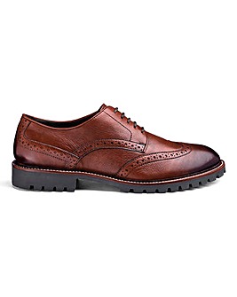 Leather Brogues Extra Wide Fit