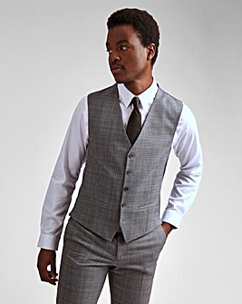 Ted Baker Slim Check Waistcoat