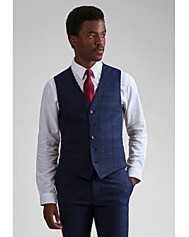 Ted Baker Slim Check Waistcoat