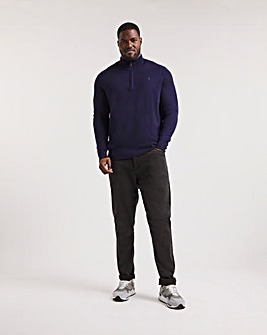 Polo Ralph Lauren Navy Half Zip Knit Jumper