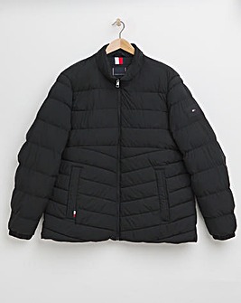 Tommy Hilfiger Branded Stand Collar Jacket