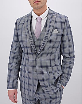 Grey Check Maurice Regular Fit Suit Jacket