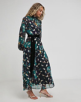 Hope & Ivy Edith Long Sleeve Maxi Dress