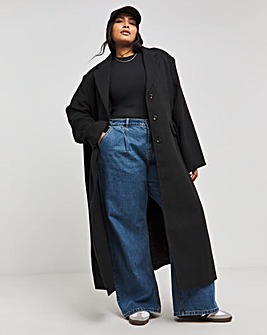 TALA Everyday Single-breasted Multiway Structured Overcoat