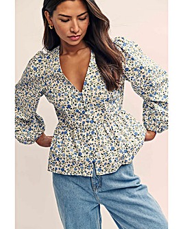 Nobody's Child Ria Floral Blouse