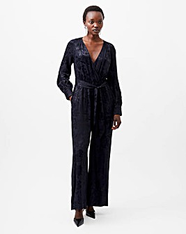 French Connection AryaSatin Jacquard Jumpsuit