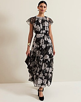 Phase Eight Jordine Floral Print Midaxi Dress