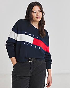 Tommy Jeans Center Flag Sweatshirt Ext