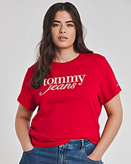 Tommy Jeans Slim Essential Logo Tee Ext