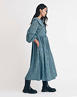 Nobody's Child Blaze Midi Check Dress