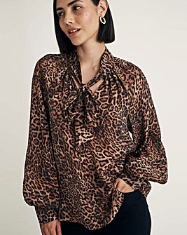 Nobody's Child Goldie Leopard Blouse