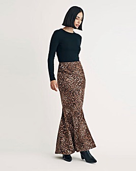 Nobody's Child Peyton Leopard Skirt