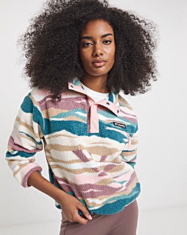Columbia Helvetia II Printed Cropped Half Snap