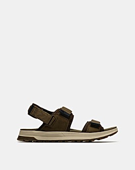 Clarks Trek River Sandals - Olive