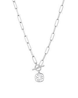 Simply Silver Sterling Silver 925 Cubic Zirconia Pendant Necklace