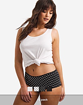 Pretty Secrets 10 Pack Cotton Shorts