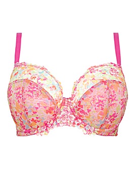 Joanna Hope Print & Embroidery Underwired Non Padded Full Cup Bra B-G