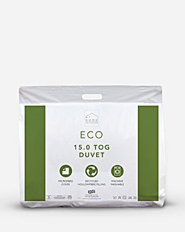 Eco 15 Tog Warm & Toasty Duvet - Recycled Filling