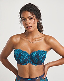 Joanna Hope Embroidery Non Padded Wired Balcony Bra