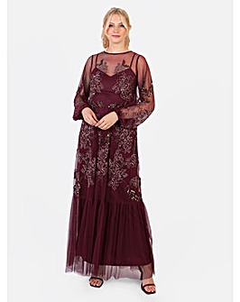Maya Deluxe Embellished Dress
