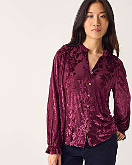 Monsoon Denva V-Neck Blouse