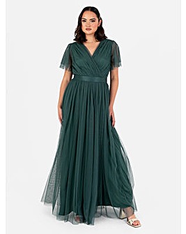 Anaya Faux Wrap Dress