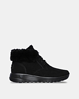 Skechers On the Go Lush Lace Up Boots Wide Fit