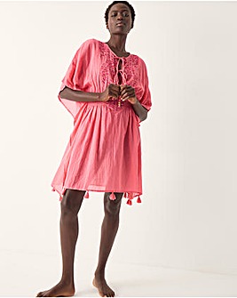 Monsoon Jada Embellished Mini Kaftan