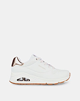 Skechers Uno Shimmer Away Trainers D Fit