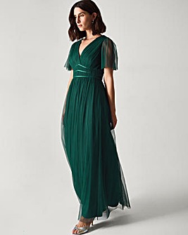 Monsoon Short Sleeve Bridesmaid Dress
