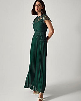 Monsoon Lace Pleated Bridesmaid Dress