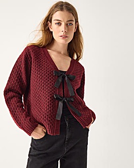 Monsoon Tina Bow Tie Cardigan
