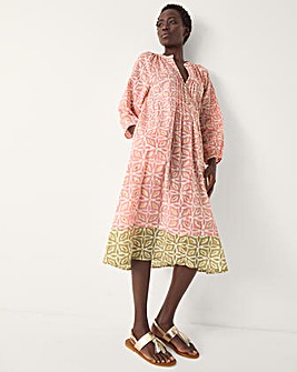 Monsoon Elma Print Midi Tunic Dress
