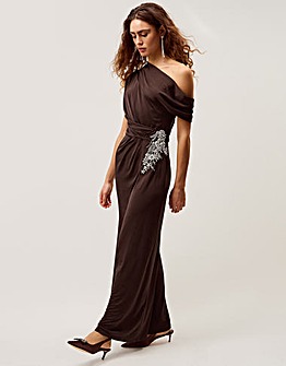 Monsoon Trina Jersey Maxi Dress