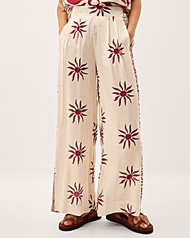 Monsoon Sunnie Wide Leg Beach Trousers