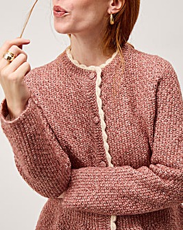 Monsoon Suki Scallop Peplum Cardigan