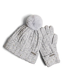 TED BAKER KERRIE HAT AND GLOVES SET